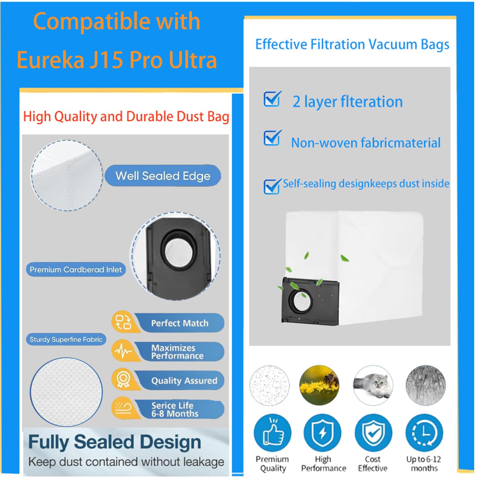 Amazon.co.jp: Eureka J15 Pro Ultra用アクセサリー:交換部品 Eureka