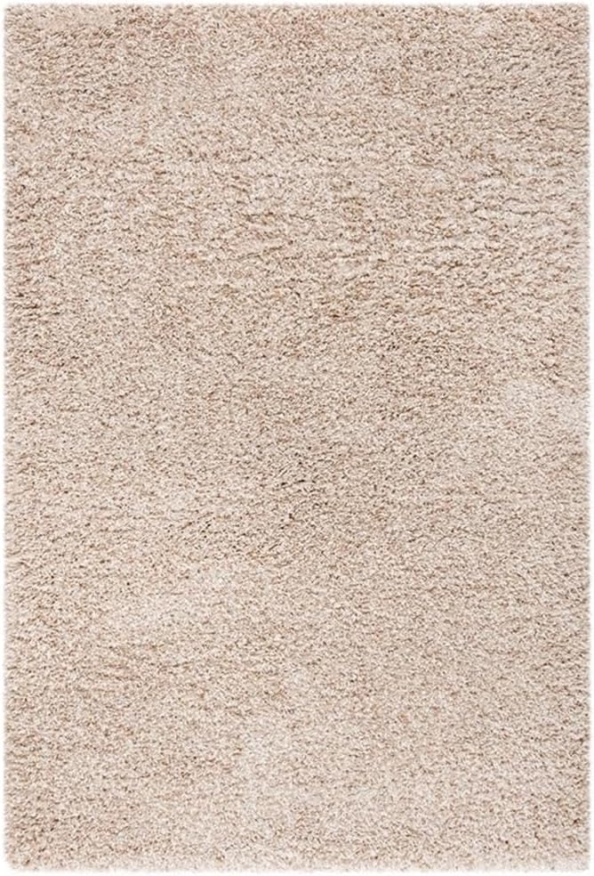 BOWERY HILL Contemporary 4'-0" x 6'-0" Power Loomed Rug in Beige