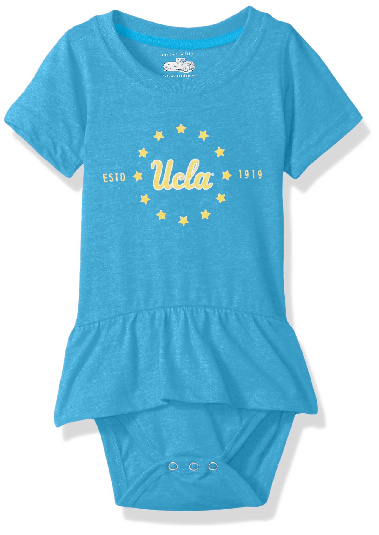 Cotton Willy NCAA Girls Short Sleeve Ruffle Hopper