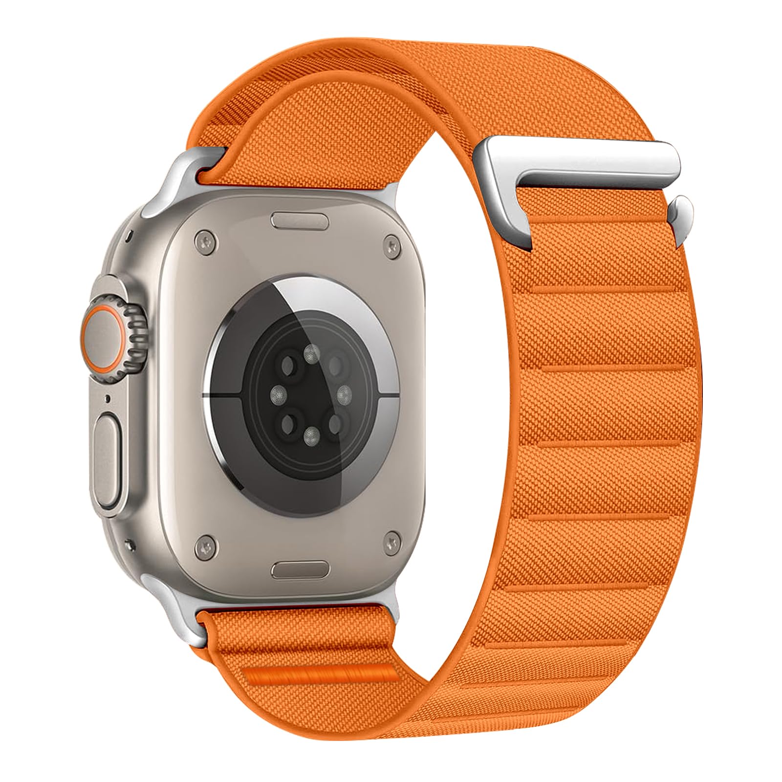 Zspoly Alpine Loop Nylon Armband Kompatibel mit Apple Watch Armband 45mm 44mm 46mm 49mm 42mm 40mm 41mm 38mm, Stoff Sport C-Haken Nylon Band für iWatch Ultra 3 2 SE Series 11 10 9 8 7 6 5 4 3 2 1