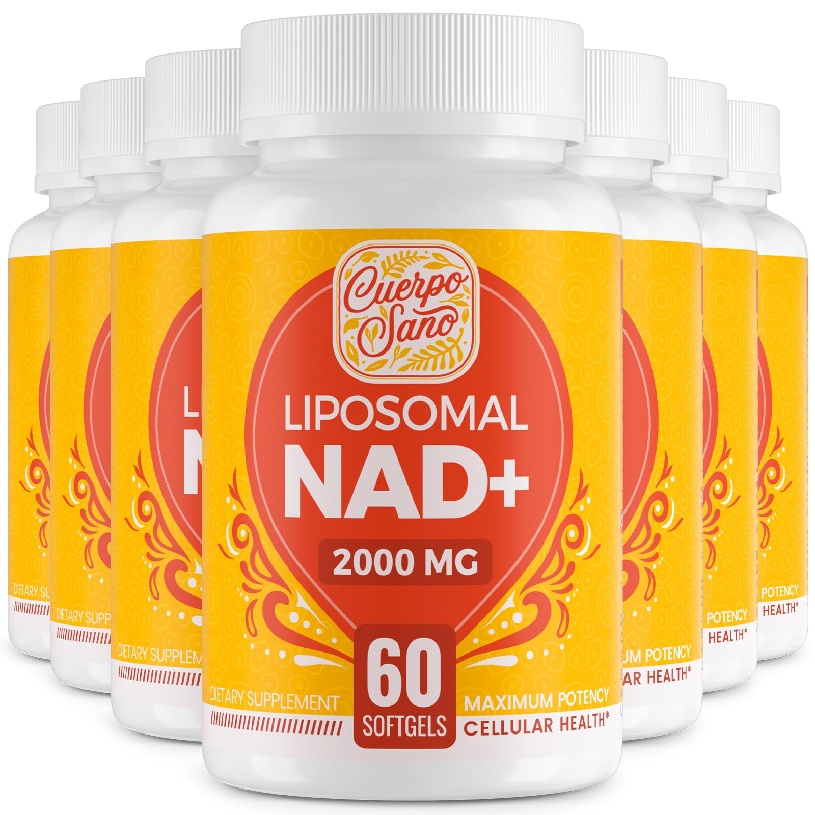2000 MG NAD Supplement, Liposomal NAD+ with High Absorption, More Efficient Than Nicotinamide Riboside, Pure & Plus Boosting Supplement, Aging Defense, Metabolism & Cellular, 480 softgels