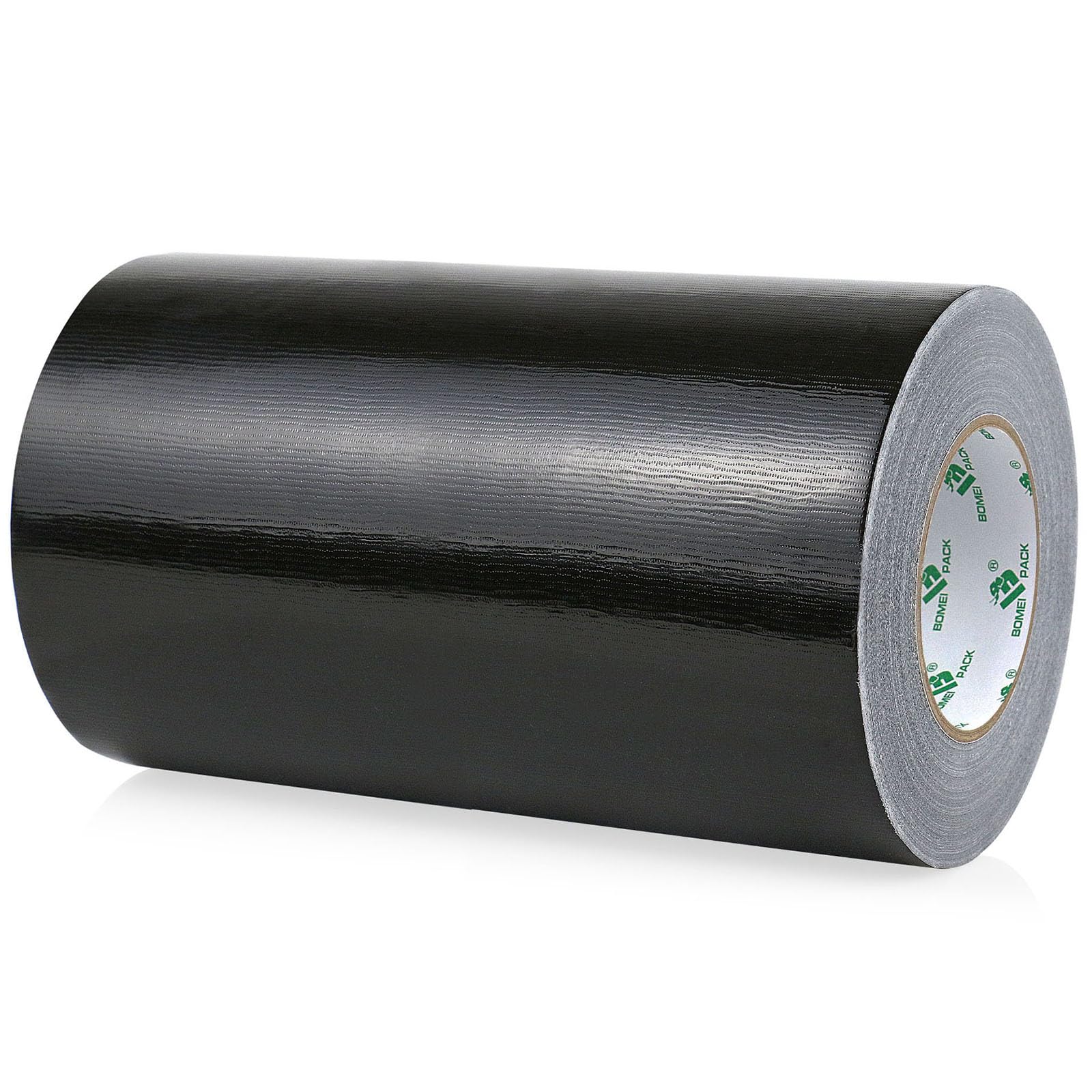 BOMEI PACK Black Cloth Duct Tape 200mm x 50m Reinforced Gaffer Waterproofs Heavy Duty Duct Tape for Fixing Repairing DIY Craft Labeling Boxes Sealing Strapping for Home Jobs (Black, 250mm)
