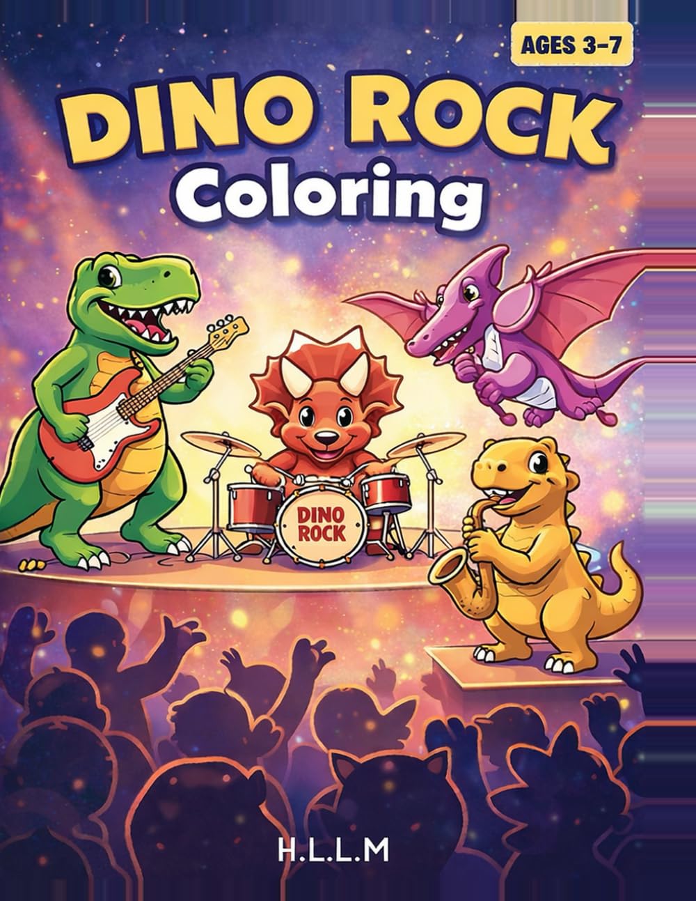 Dino Rock Coloring