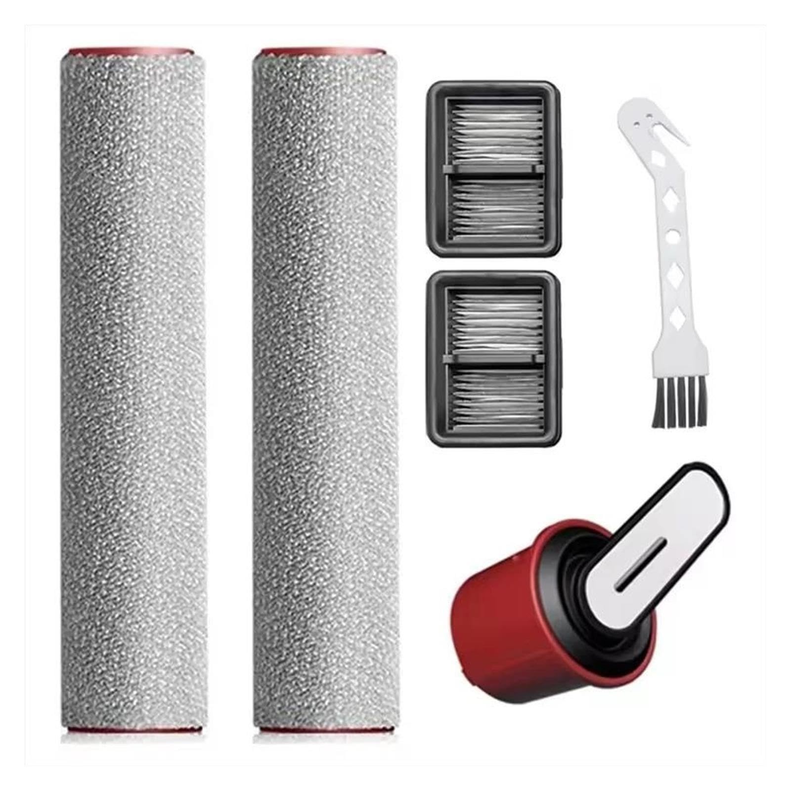 X psblty Kompatibel for Dreame, H15 Pro / H15 Pro FoamWash / H12 Flexreach H13 Flexreach Zubehör Pinsel Roller Filter Ersatz Ersatzteile(Set C)