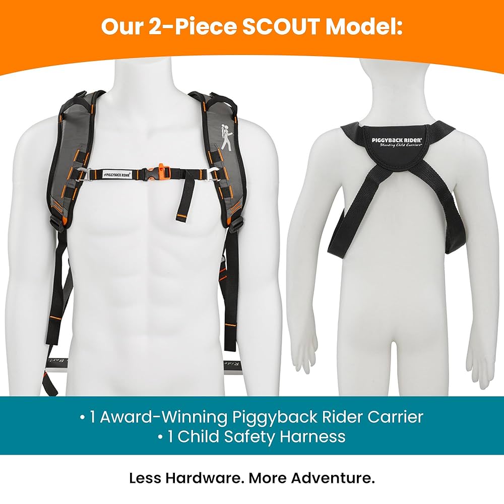 【PIGGYBACK RIDER】StandingChildCarriers 他 Piggyback Rider Scout Model - Child Toddler Carrier Backpack