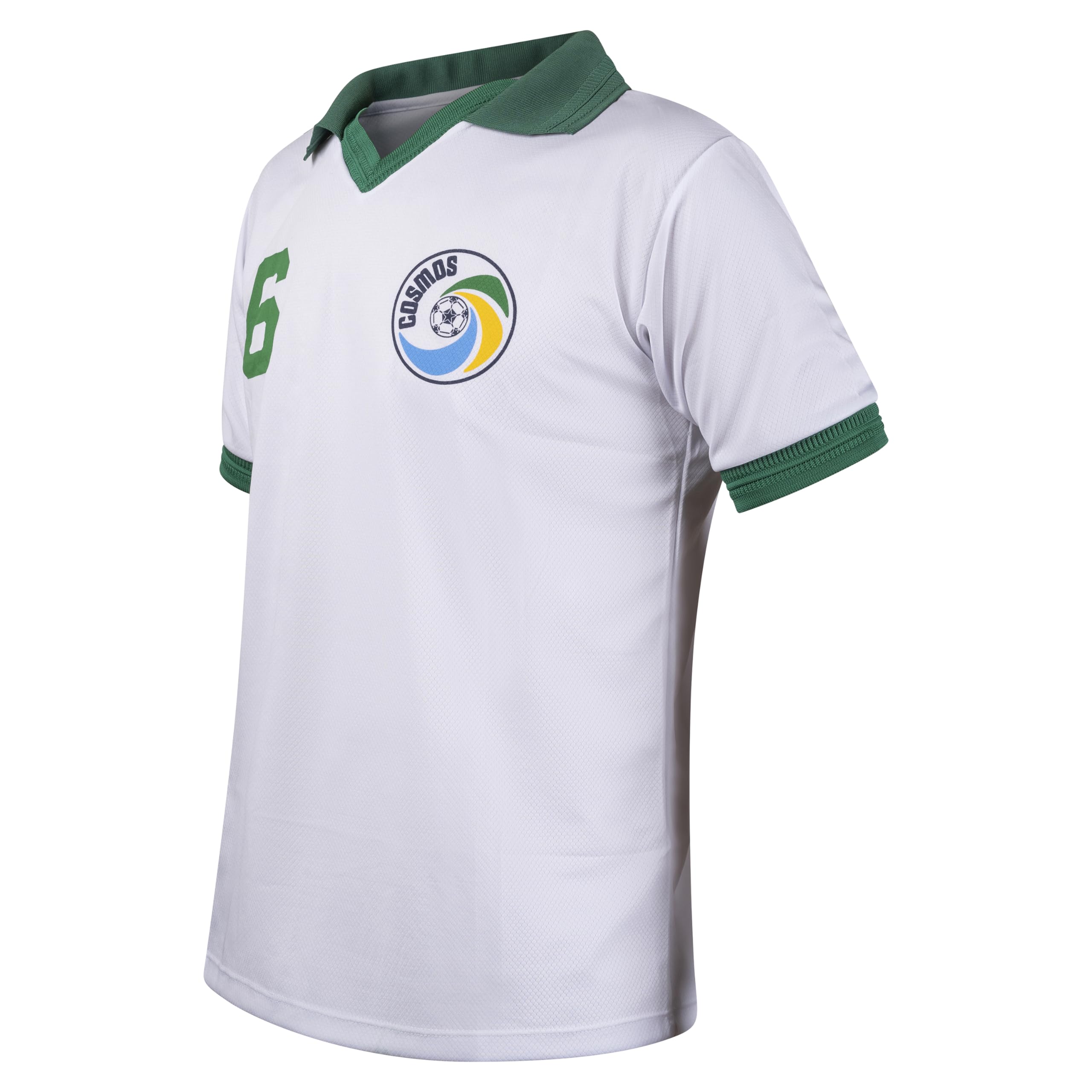JL Sport Franz Beckenbauer Maglia retrò NY Cosmos USA Football Tribute Numero 6 Jersey Top