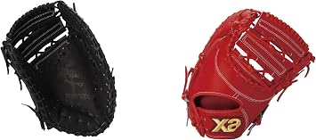 Xanax BRF24FO1S Baseball Soft Baseball Right Throw Soft-Type First Mitt Spectus DR Orange (DR20) R (Right Throw)