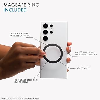 LoveHandle Phone Wallet with Kickstand and Adapter Ring for MagSafe, Phone Card Holder, Wireless Charging Compatible, Wallet Compatible with MagSafe - Confetti