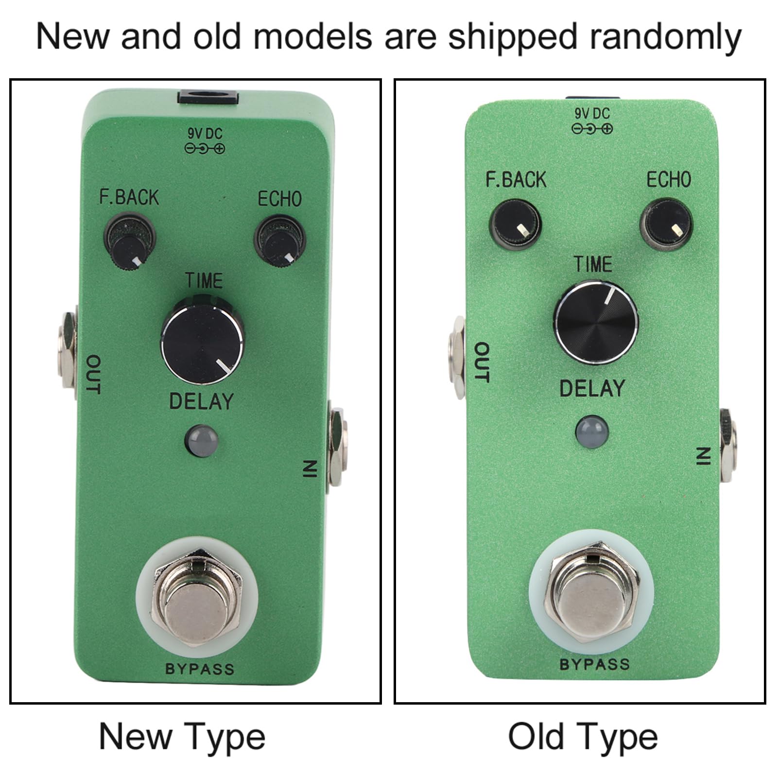 Efecto de Retraso Procesador de Sonido Efecto de Guitarra de Guitarra Efecto de Cinta Retro Adecuada para Guitarristas