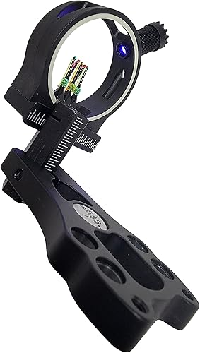 Miniatura 5 de SAS - Luz de visión LED de fibra óptica de arco compuesto 38-32 roscas, ajuste universal con luz de ajuste de 3 pasos