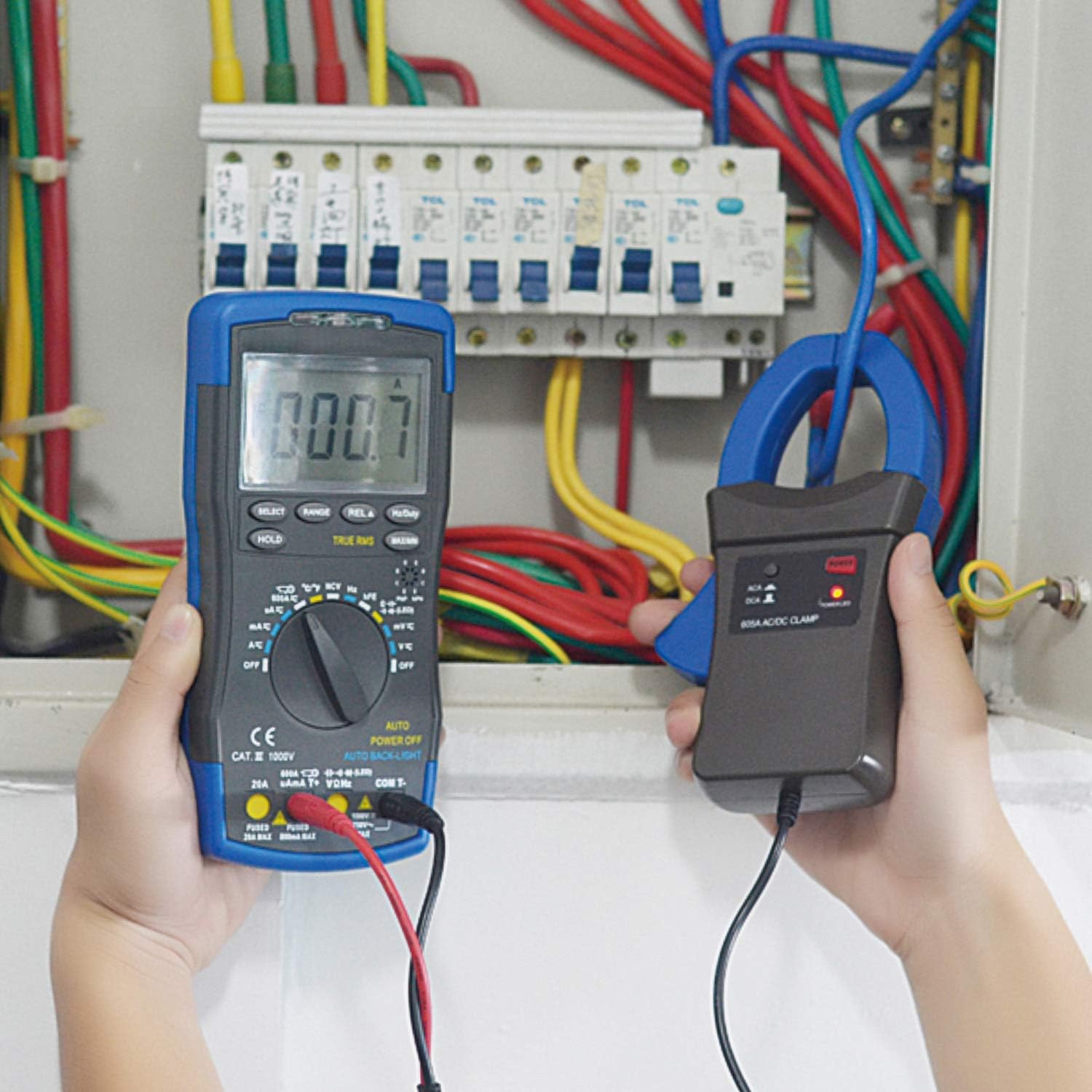 WapoRich Automotive Multimeter Combo Kit: RQ-770K Digital Multimeter & 605A 600A Clamp Probe & 705A Signal Pickup - Image 3