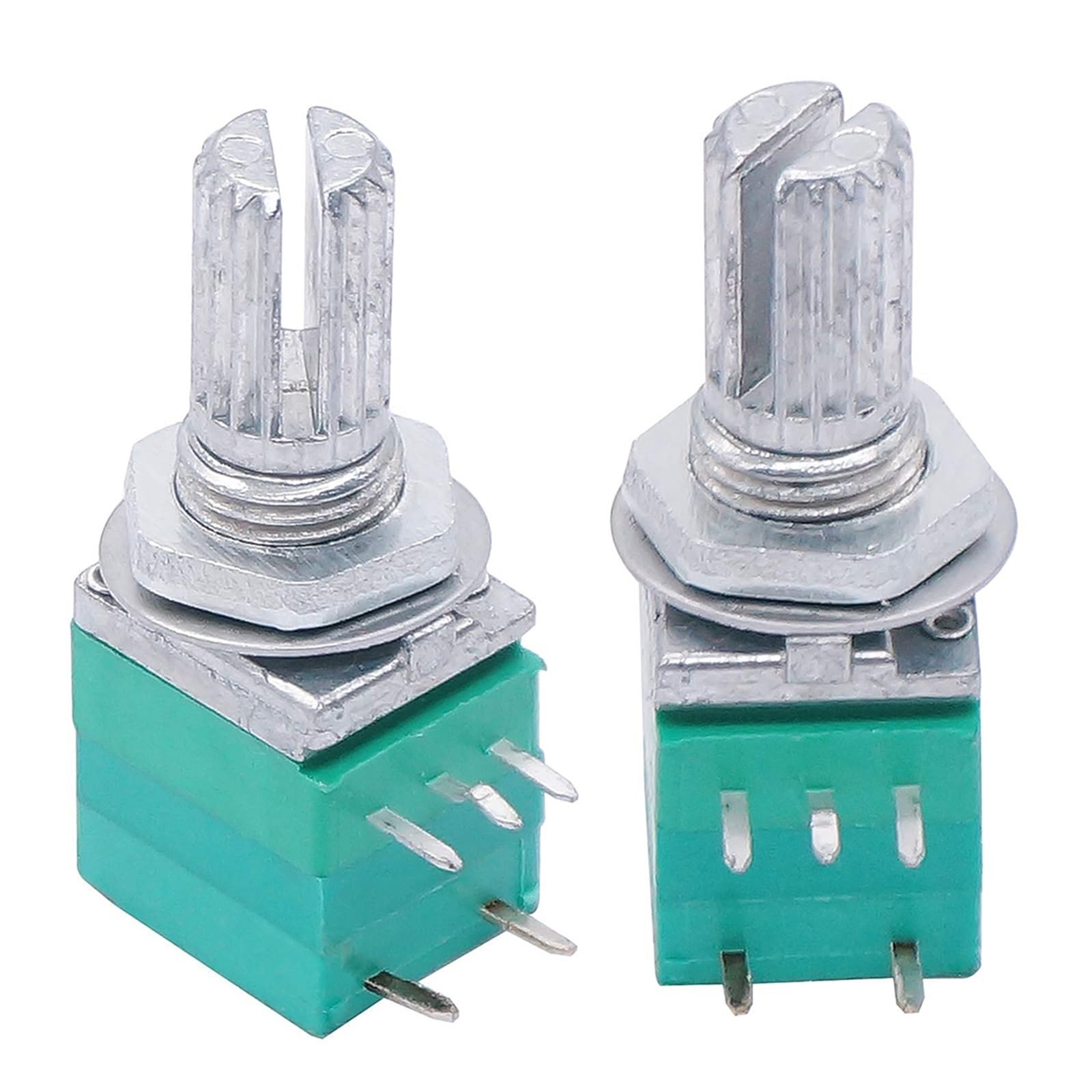 10 Potenziometri Doppi RK097G 50K (B50K) - 15mm, 6 Pin, Per Circuiti Audio - Foto 6