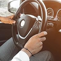 Vista 3 de WFJ 2 pulseras para romper ventanas de coche, elegante correa de muñeca con pinzas de carburo de cuentas de vidrio rompedor de emergencia