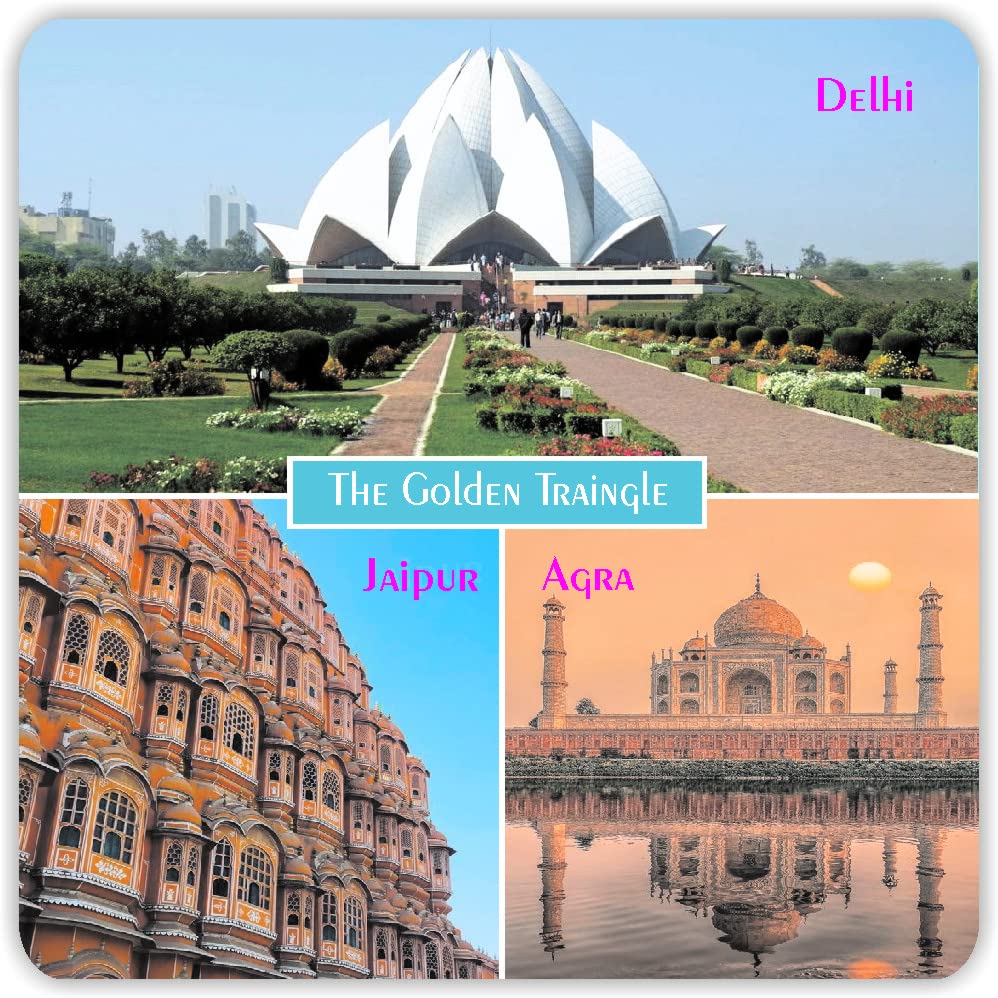 Delhi Agra Jaipur - The Golden Triangle Fridge Magnet