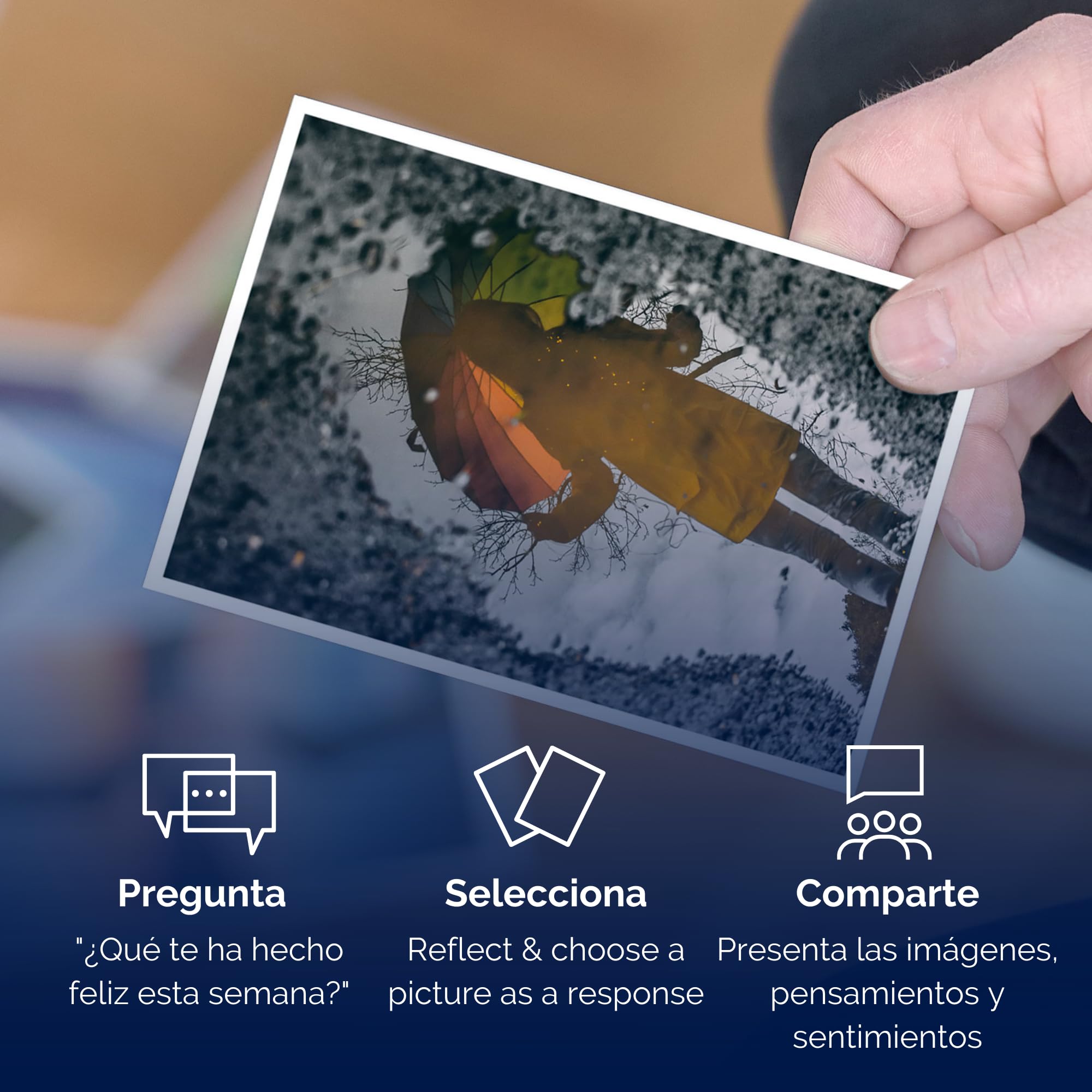 metaFox - Juego de tarjetas postales originales de tipo especial con 52 tarjetas – Juego de cartas de conversación juego de atención plena herramienta de entrenamiento motivacional tarjetas de