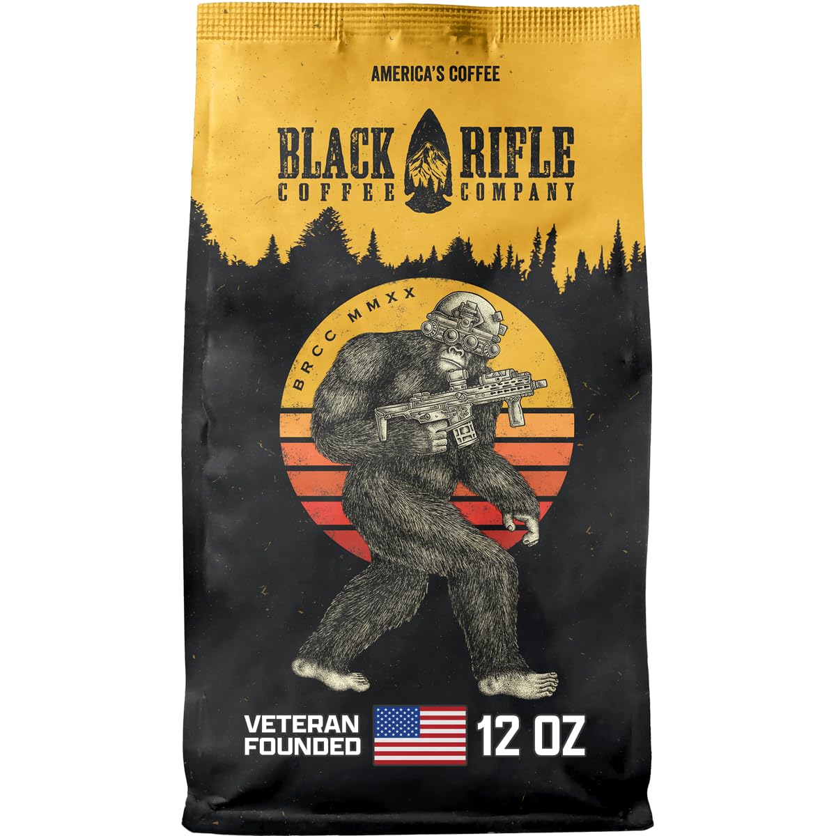 Amazon.com : Black Rifle Coffee Company Tactisquatch, 12oz Bag
