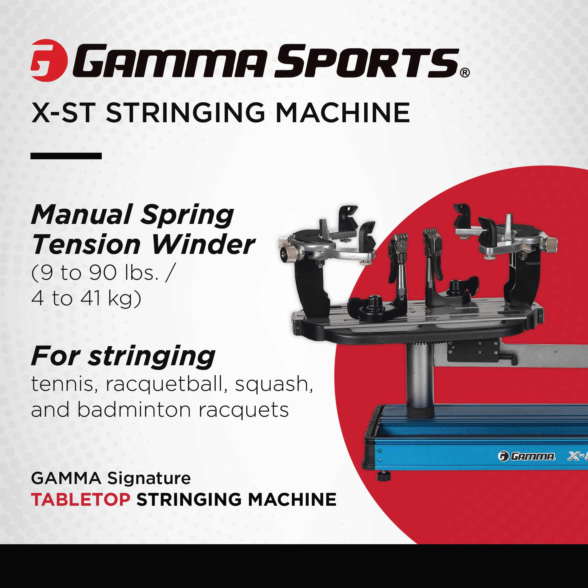 Amazon | Gamma X-STラケットストリングマシン:X-Stringer X-ST テニス