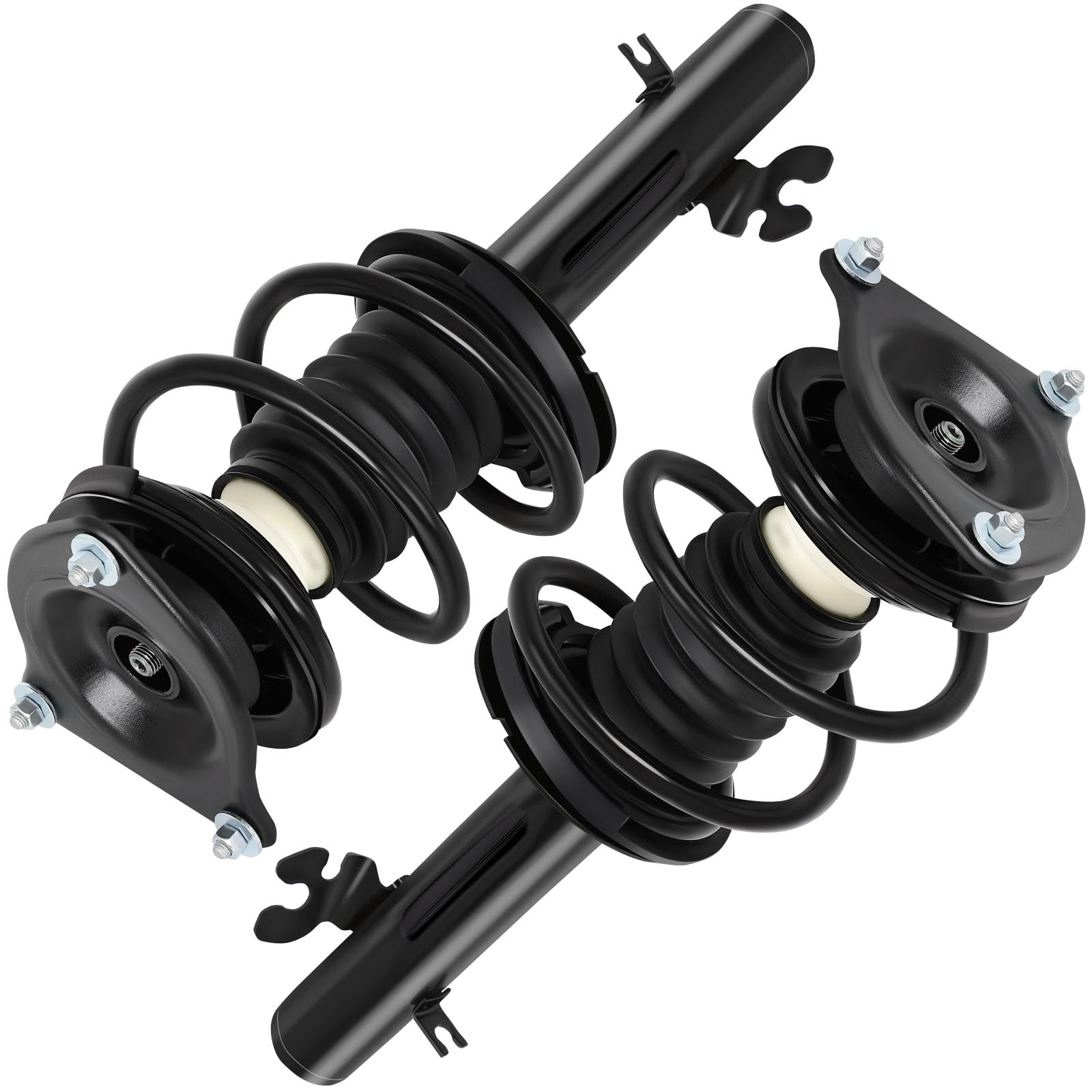 cciyu Front Complete Struts shock and Struts Fits for 2002 2003 2004 2005 2006 for for Mini Cooper 172266 172265 Quick Struts Assembly -2PCS