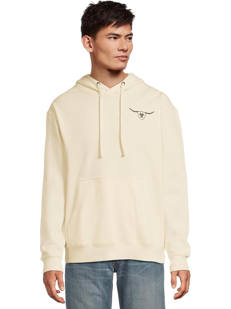 Brown Ariat Shield Steerhead Hoodie