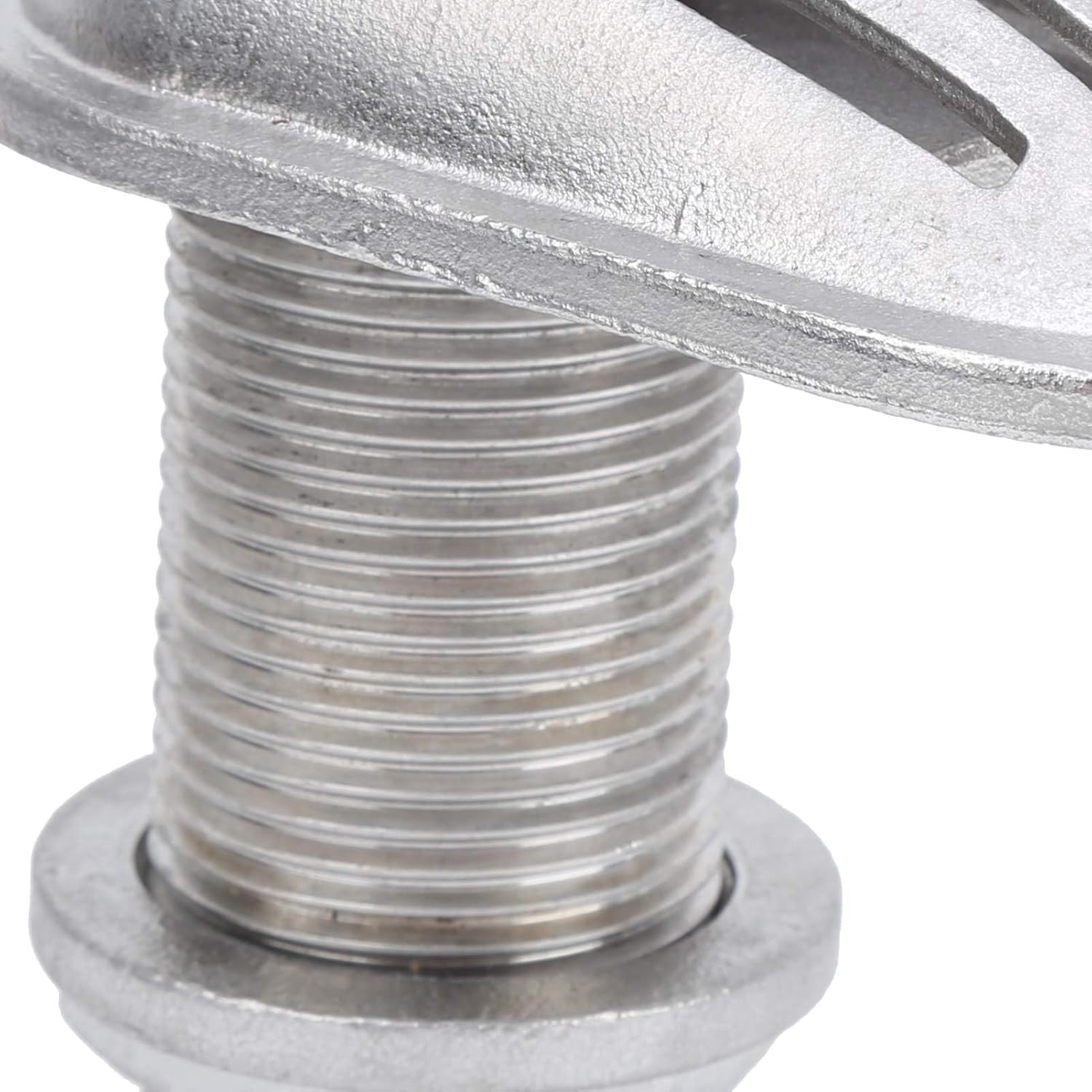 HERCHR Stainless Steel 316 Marine Boat Intake Strainer Thru‑Hull Water Pickup Filter Scoop for Boat Plumbing Fittings