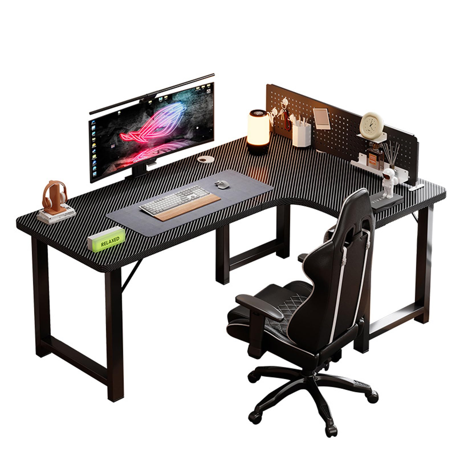 Amazon | YTMTYBD ゲーミングデスク L字型 コーナーデスク PC パソコン