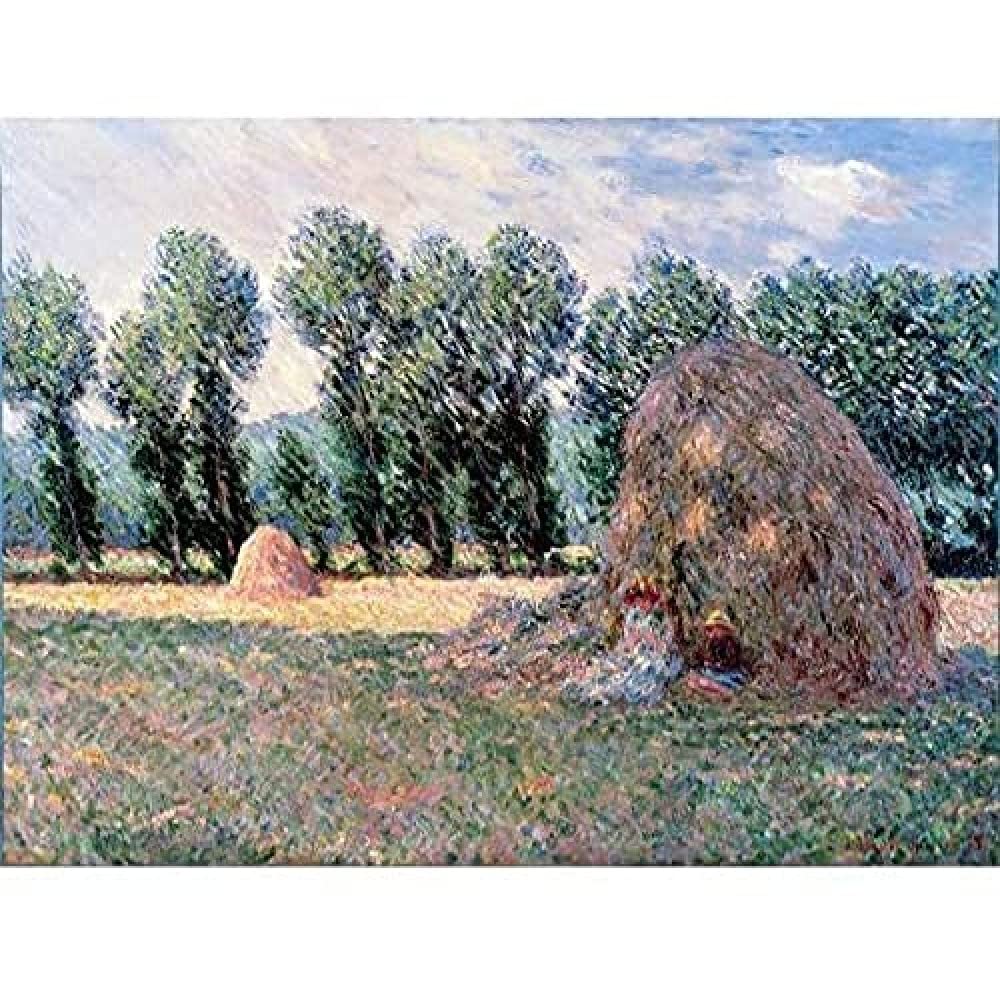 Artery8 Unframed Wall Art Claude Monet Haystacks12X16 Inch from B&Q