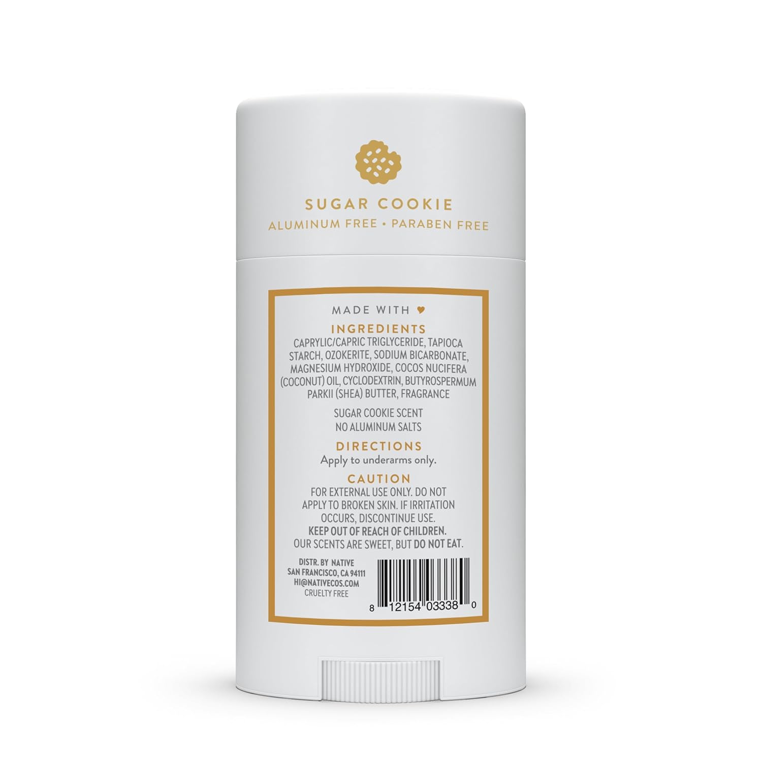 Native Deodorant, Holiday Edition, Sugar Cookie Scent, Contains Naturally Derived Ingredients, 72 Hour Odor Control | Deodorant for Women and Men, Aluminum Free with Baking Soda - Image 6