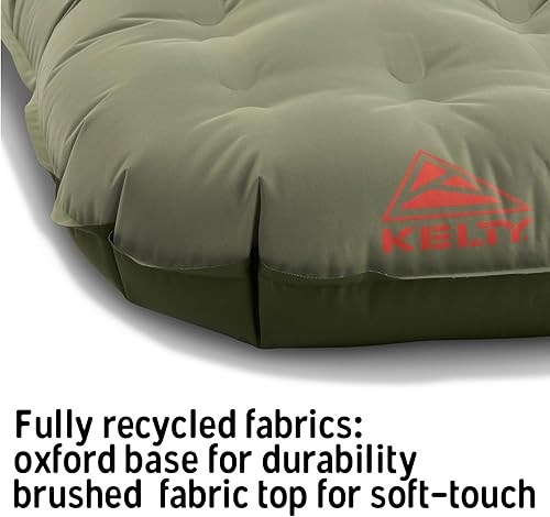 Miniatura 5 de Kelty Kush - Cama de aire Queen con bomba a batería, colchón de aire Queen sin PVC, almohadilla cómoda y de felpa de 6 pulgadas, bolsa de transporte