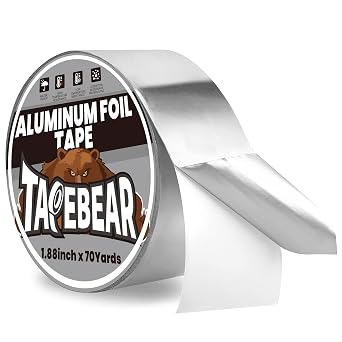 TAPEBEAR Aluminum Foil Tape 1.88"x 210FT, Professional Heat Reflective Tape