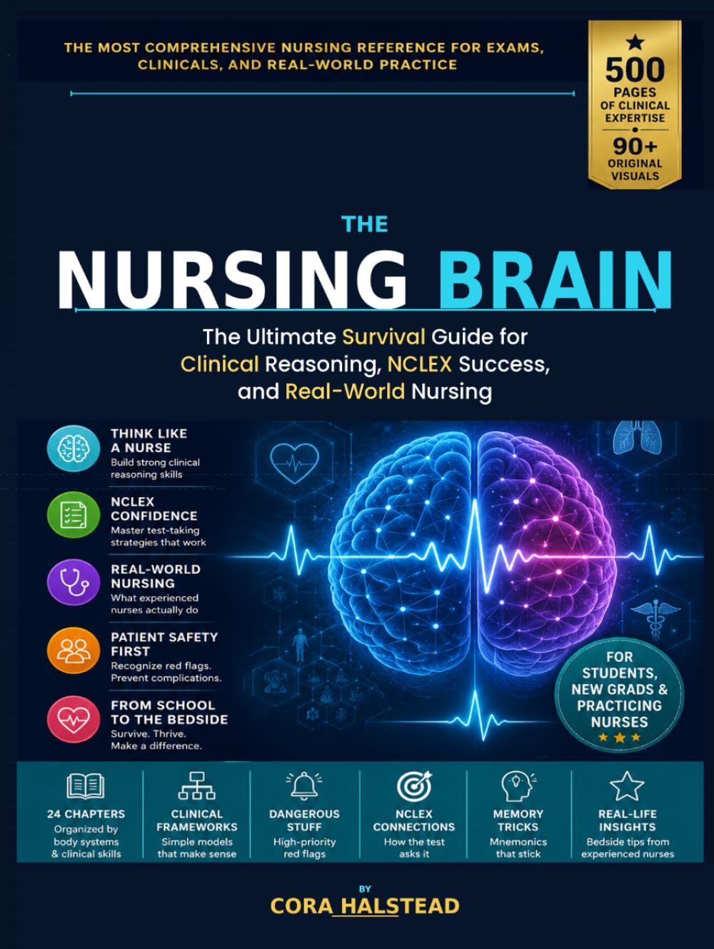 The Nursing Brain: The Ultimate Survival Guide for Clinical Reasoning, NCLEX Success, and Real-World Nursing