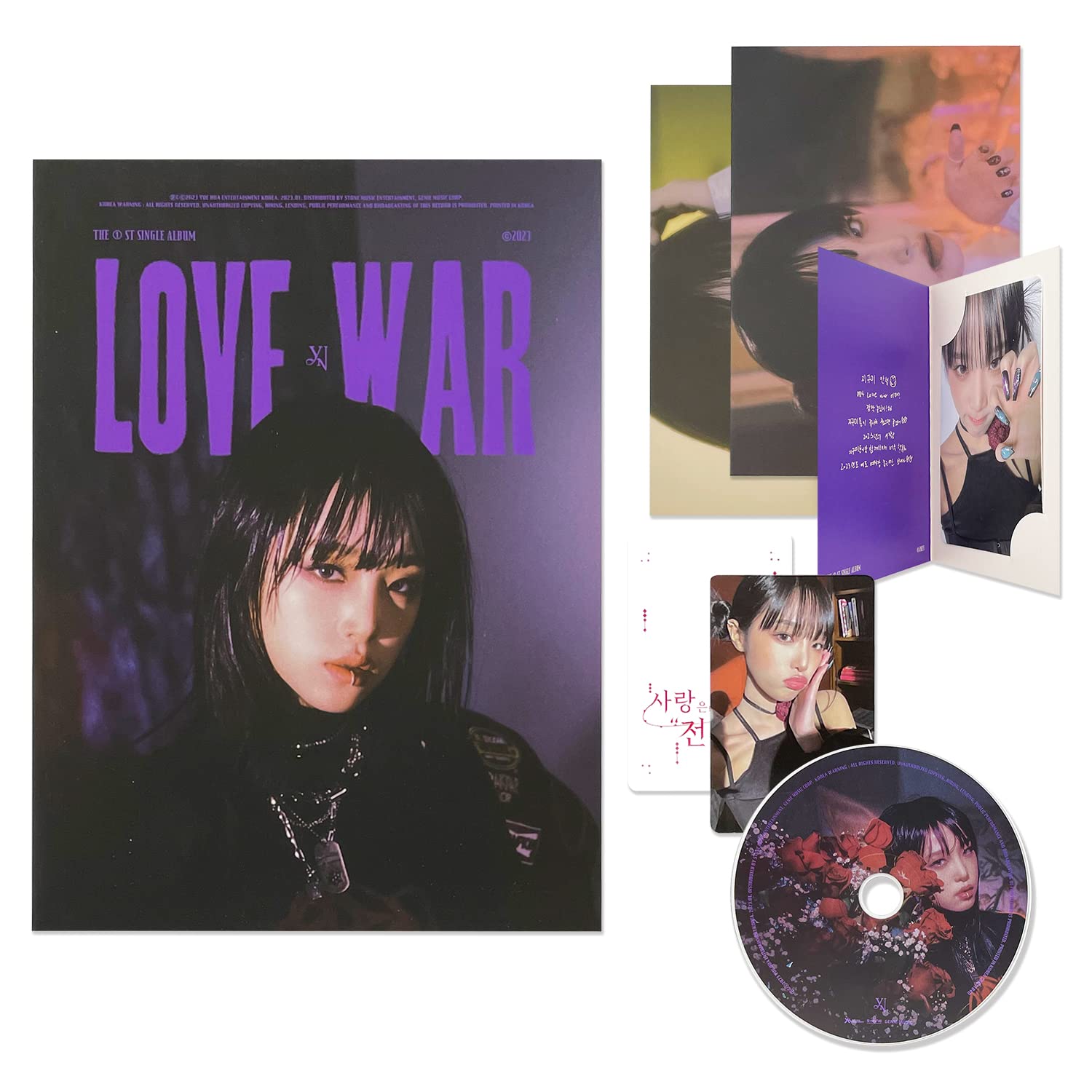 YENA - 1st Single Album [Love War] (Limited Edition) Photobook +
