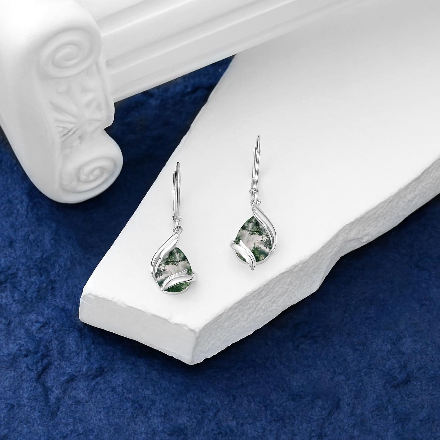 Teardrop Earrings for Women 925 Sterling Silver Gemstone Dangle Earrings Fine Jewelry Birthday Gifts for Women Mom Wife - Image 5