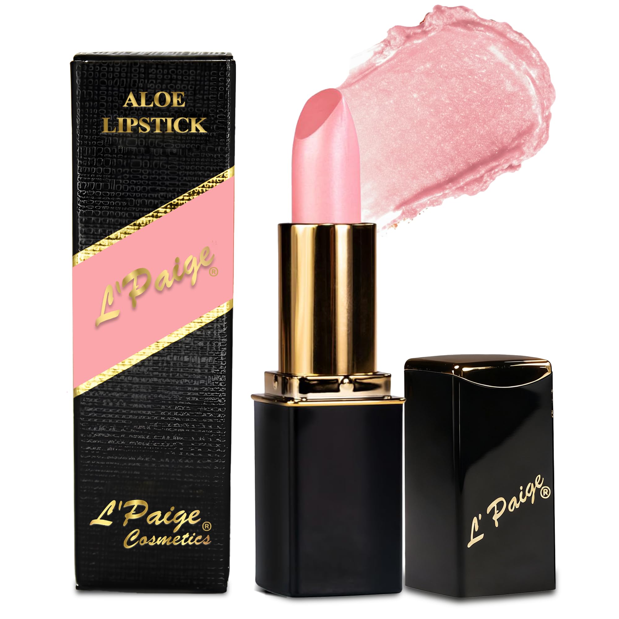 L'Paige L44 – SHIMMERY ICE Designer Lipstick | Aloe Vera-Based, Long-Lasting,...