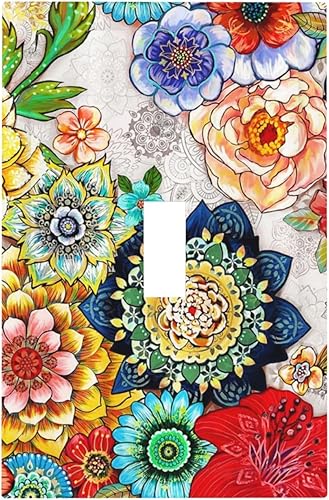 Miniatura 137 de Placa de pared dúplex de receptáculo de dispositivo de 1 gang de madera envejecida blanca gris con veta de tablón, cubierta de enchufe eléctrico de