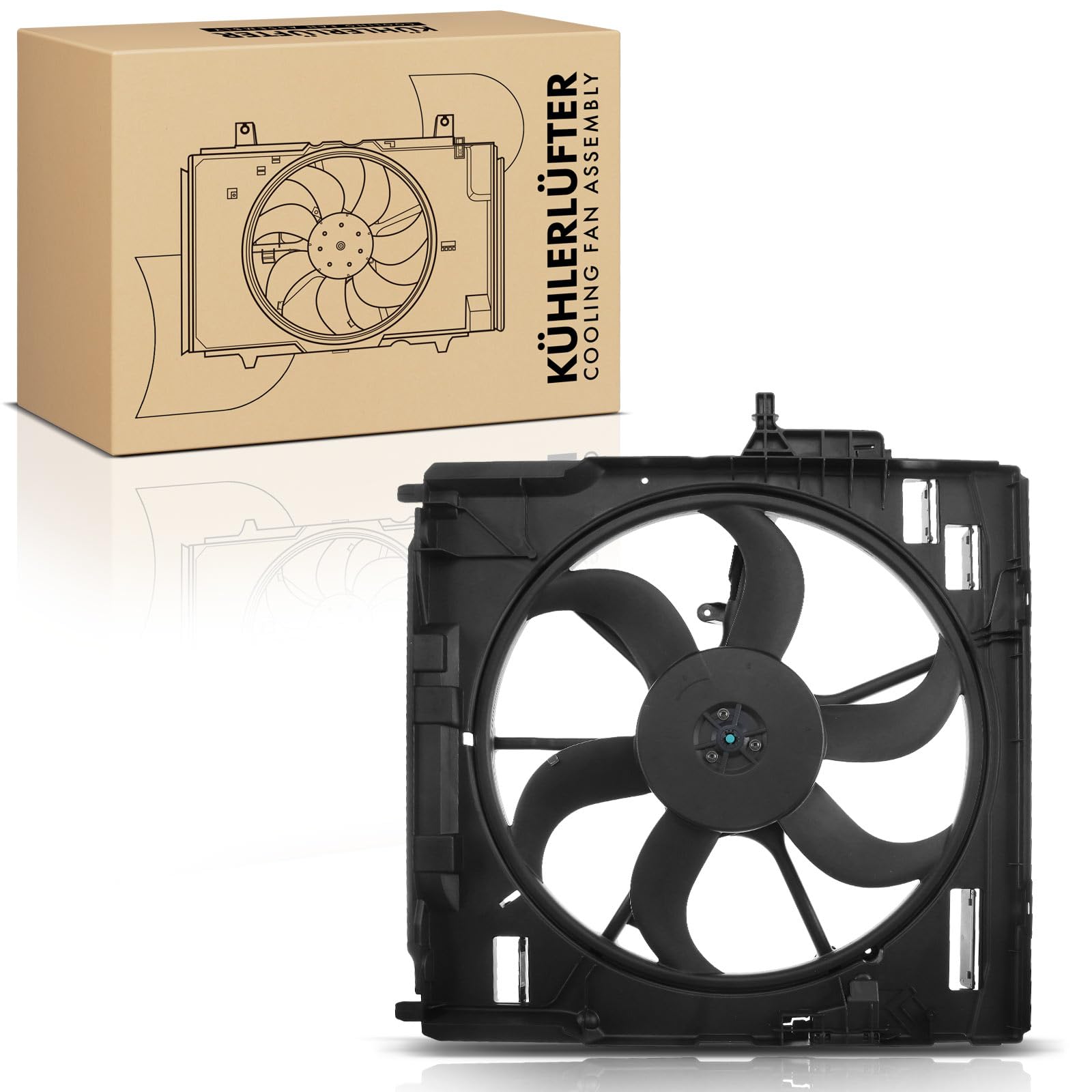 Frankberg Ventilateur de radiateur, refroidissement moteur, 3 broches, 400