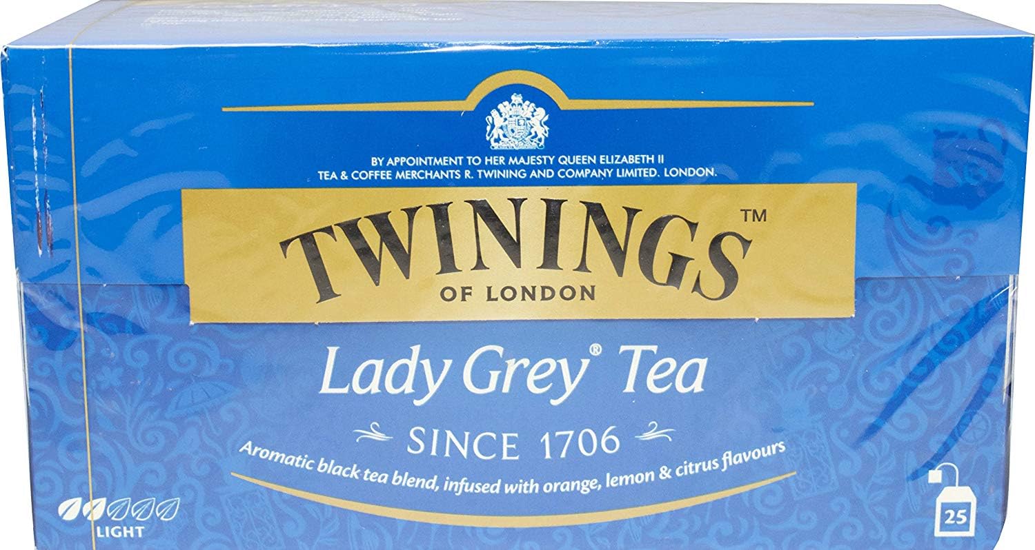 Twinings Lady Grey Tea, 100 torebek herbaty (25 x 4 sztuki)