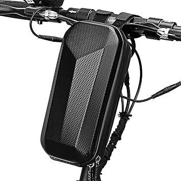 Adium Scooter Handlebar Bag Waterproof Hard Shell EVA Storage Bag for Folding Bike Electric Scooter