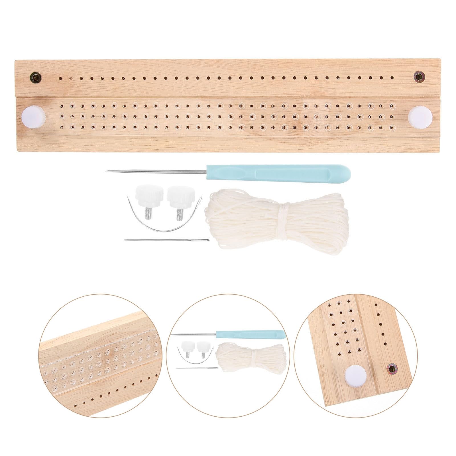 FOMIYES Kit per Rilegatura Manuale Foratura e Cucitura, Strumento Regolabile e Antiscivolo per Riparazione Libri e Quaderni, per Progetti DIY e Attività Personali