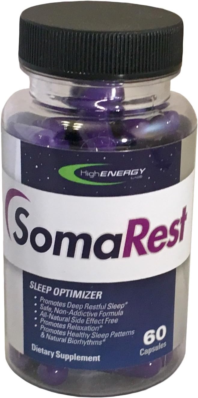 High Energy Labs | SomaRest - Deep Sleep Optimizer Pills - 30 Servings