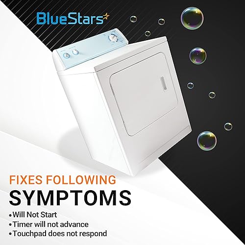 Miniatura 3 de Pomo selector de secadora ultra duradero BlueStars 134844410, compatible con secadora Frigidaire Westinghouse - Reemplaza a AP4339026, 1460965,