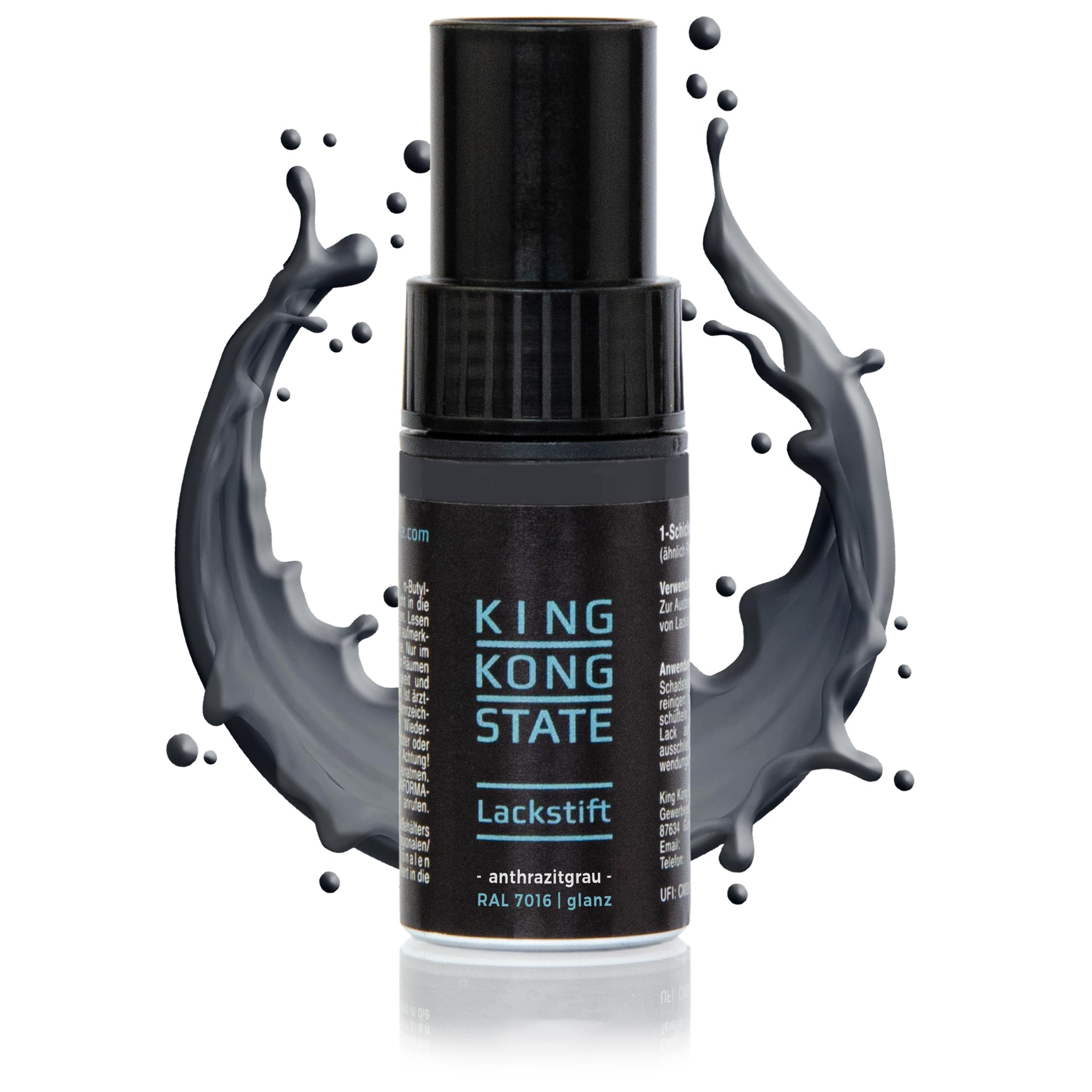 Pennarello Vernice RAL 7016 Lucido King Kong - Ripara Graffi Auto E Esterni - Foto 5