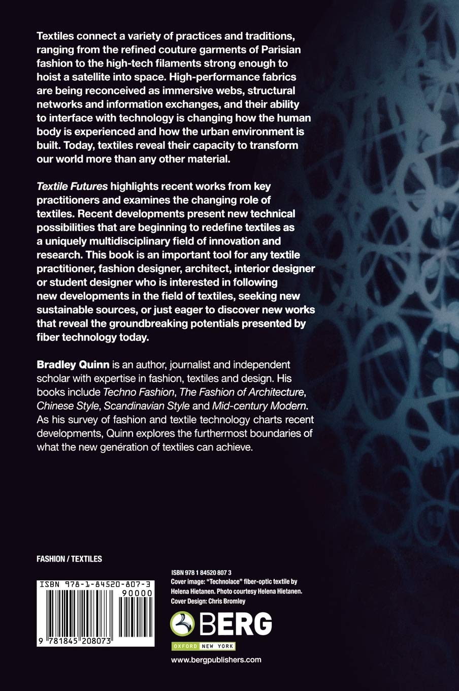 Textile Futures: Fashion, Design and Technology      Hardcover – Illustrated, September 1, 2010