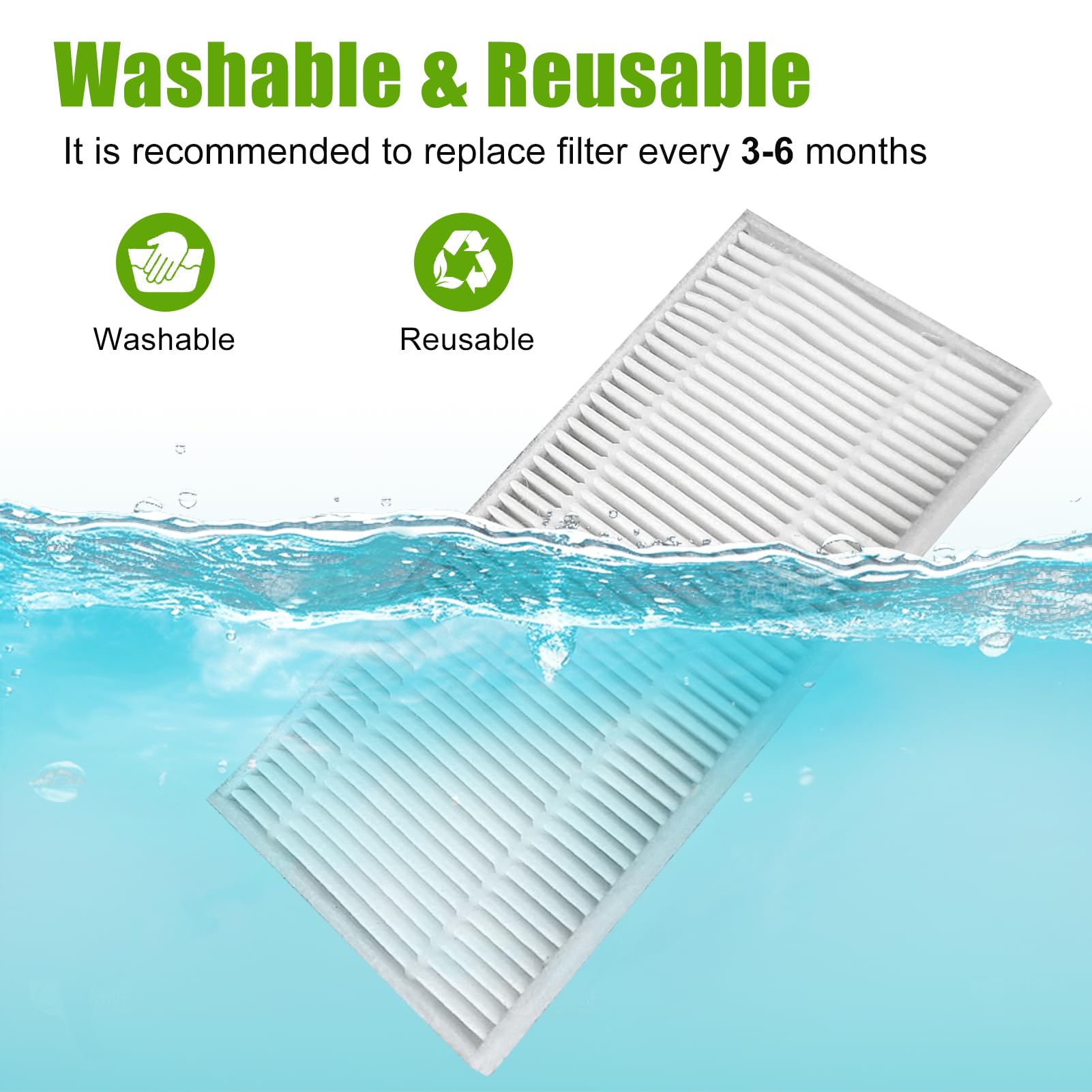 Filtre HEPA De Rechange Pour Aspirateur 17816 FDIT - Blanc