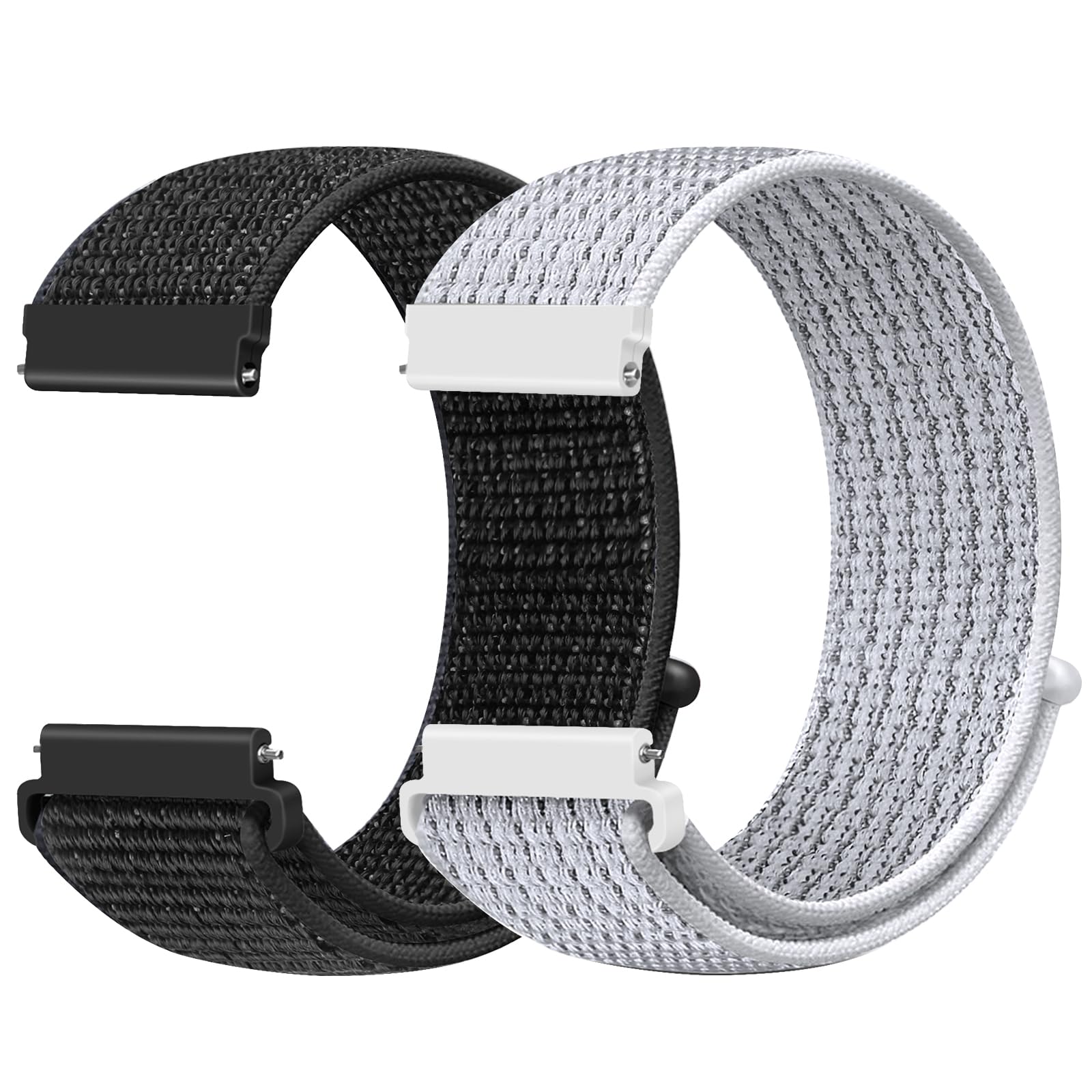 Runostrich 16mm Nylon Armband Kompatibel mit Fossil Q Accomplice/Carlie/Harper/Neely/Timex Weekender 31mm/34mm/Huawei Talkband B3/B6/B7/Watch Fit Mini Ersatzarmband für Damen Herren
