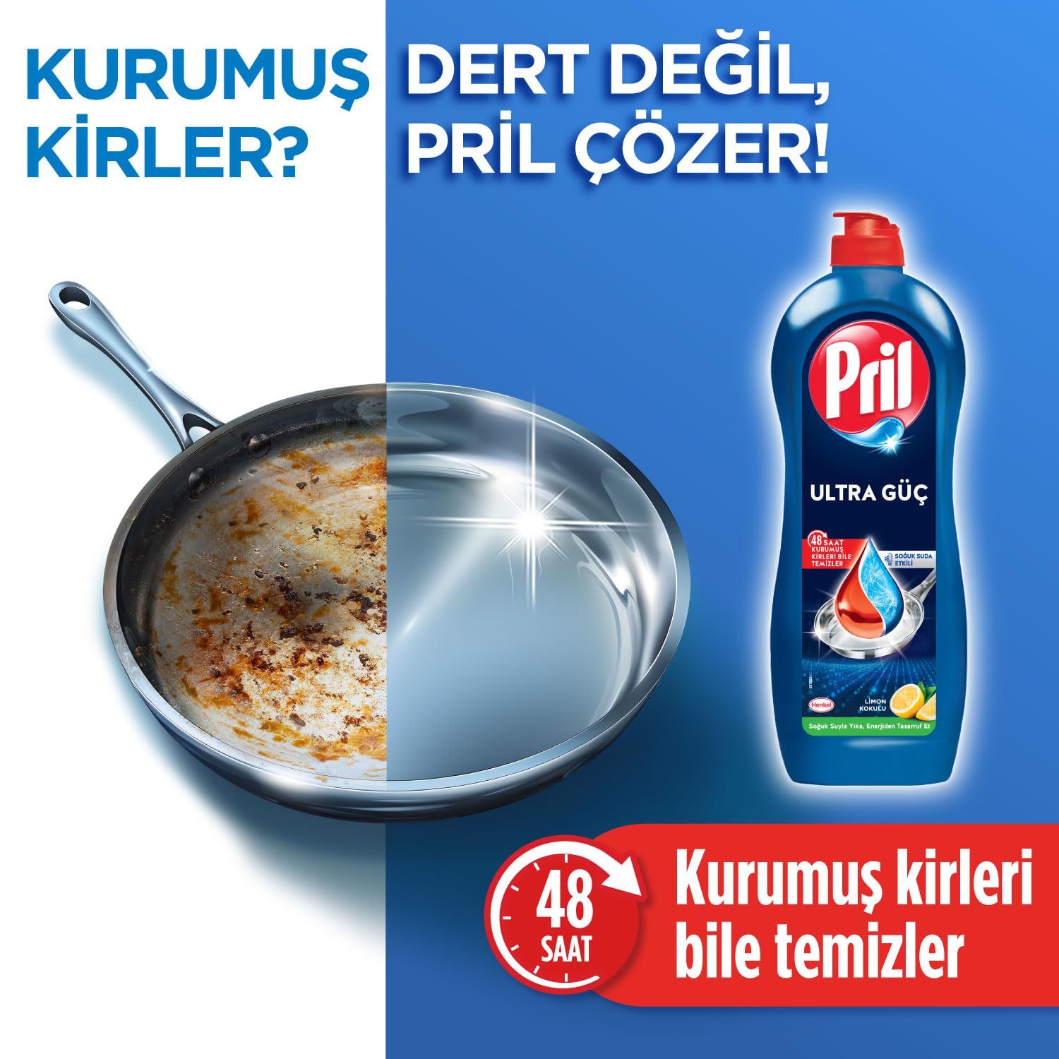 Pril Elde Yıkama Sıvı Bulaşık Deterjanı 1350g Amasya Elması, Amasya Elması 1.35kg