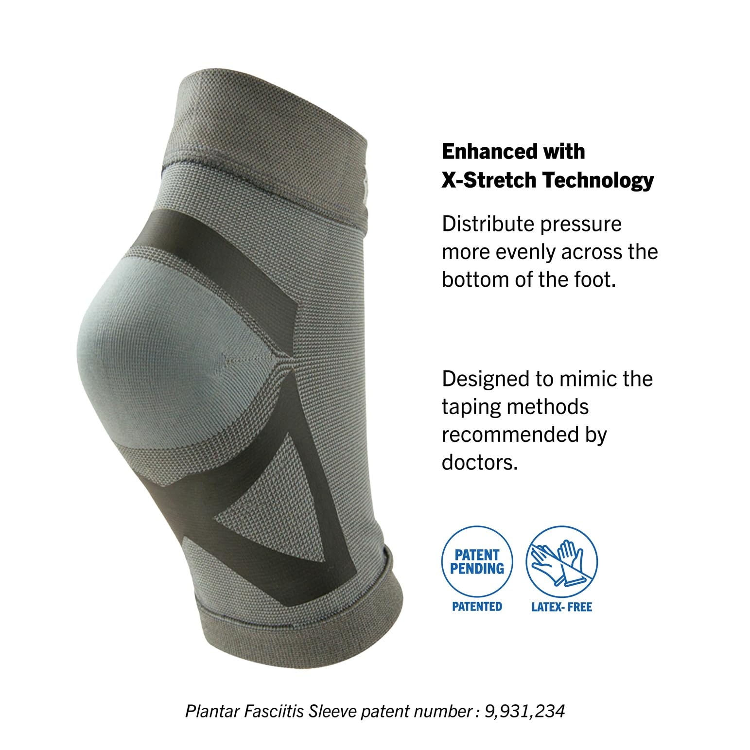 Brownmed Nice - Funda elástica para fascitis plantar 53100 , S/M, 1