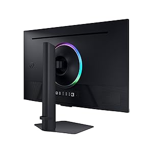 Samsung 32 Odyssey G7 (G70D) 4K UHD IPS 144Hz 1ms(GtG) Smart Gaming Monitor, G-Sync Compatible, AMD Freesync Premium, Vivid Colors, Adjustable Stand, Black Equalizer, LS32DG702ENXZA
