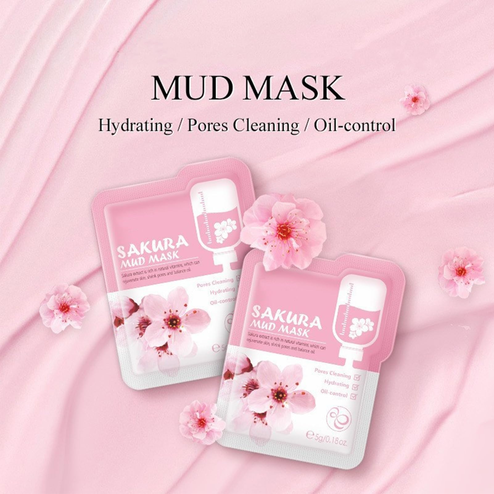 Skin Care Sets & Kits for Women Gifts Sakura Pamper Sets for Women Valentine's Day Gifts, Cleanser, Serum, Cream, Eye Serum - Image 4