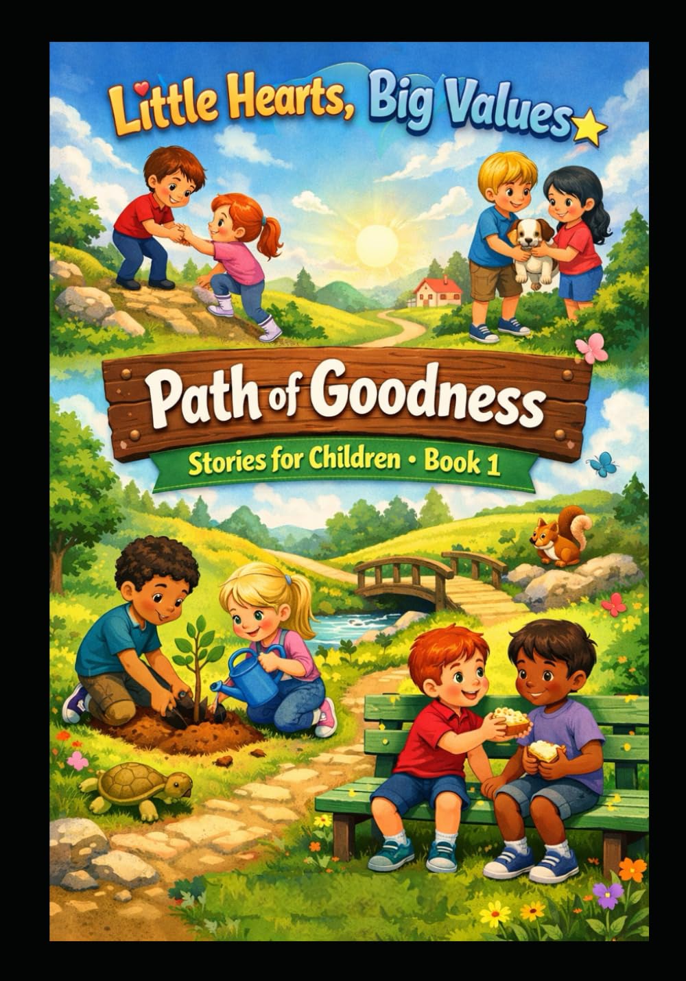 Little Hearts, Big Values: Path of Goodness - Stories for Children, Book - 1