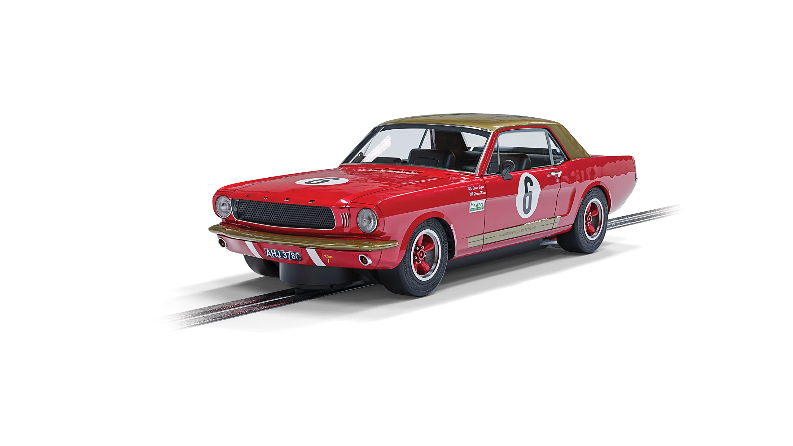Amazon.com: Scalextric Ford Mustang Alan Mann Racing #6 1:32